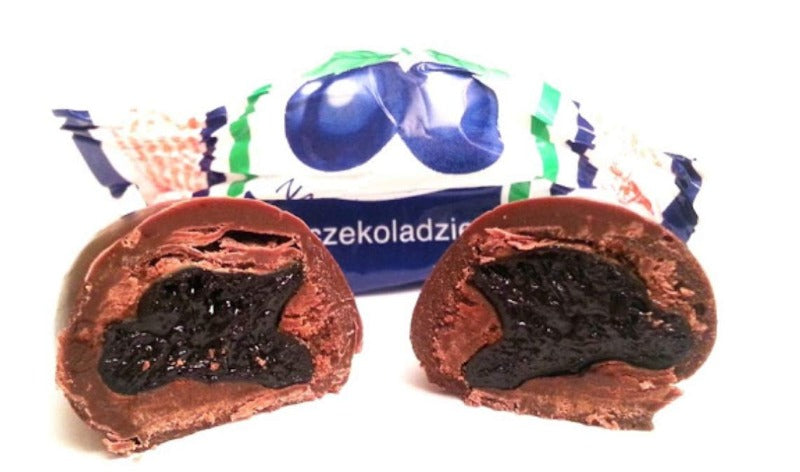 Solidarnosc Candied Plums With Cocoa Cream And Chocolate Sliwka Naleczowska 1LB