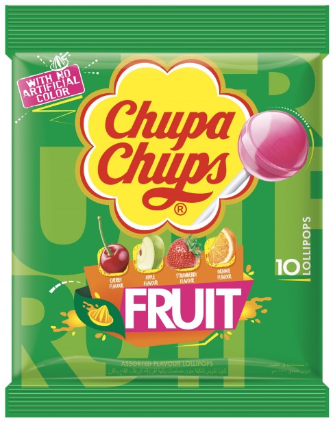 Chupa Chups Fruit Lollipops 120g