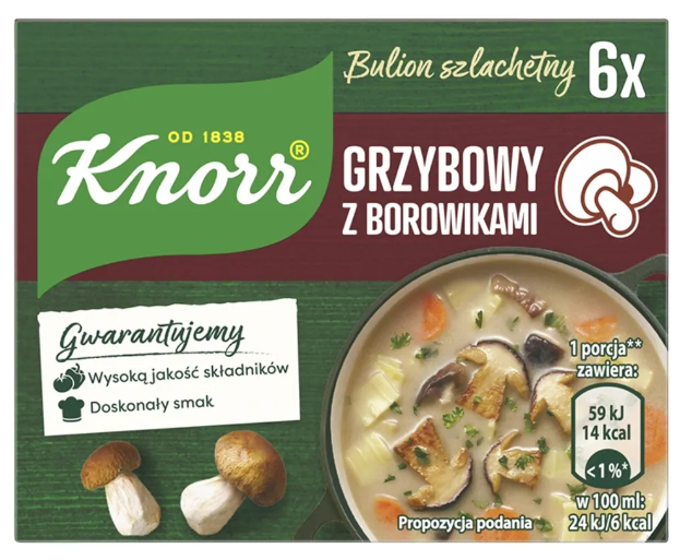 Knorr Bulion Grzybowy z Borowikami 60 g