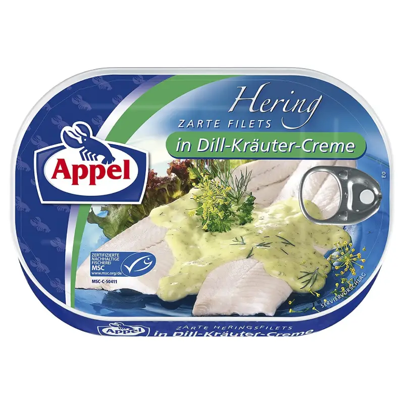 Appel Hering Dill Creme Filets 200g In Krauter
