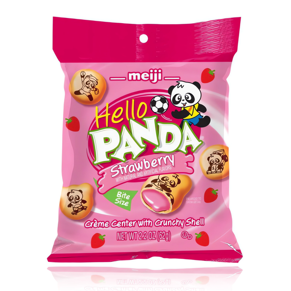Meiji Hello Panda Strawberry 2.2 oz