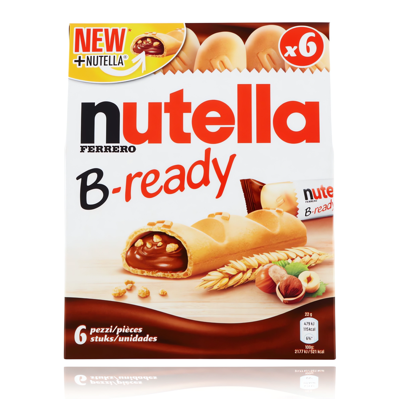 Nutella B-ready Waffeln, 6 Stück