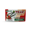 Tome Sardines In Tomato Sauce with Olive Oil & Chili 125g