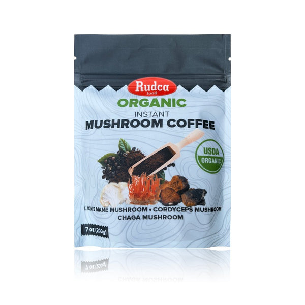 Organic Instant Mushroom Coffee 7oz by Rudca food