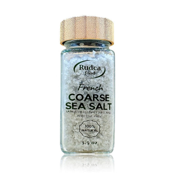 French Coarse Sea Salt 3.5 oz by Rudca food