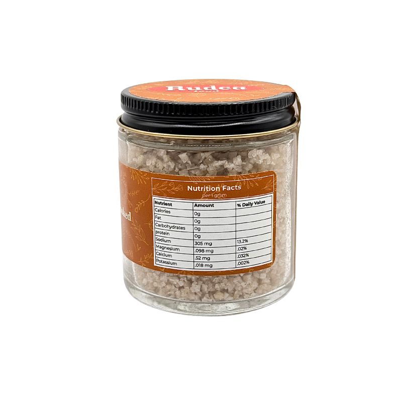 Applewood Smoked Finishing Salt 3.5 oz by Rudca Food