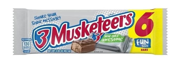 3 Musketeers Fun Size Candy Bars 2.93 Oz