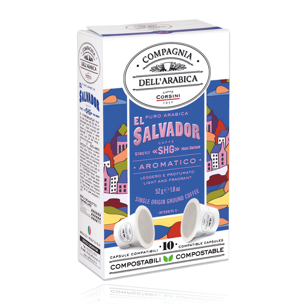 Compagnia Dell'Arabica Puro Arabica El Salvador for Nespresso 10 Capsules