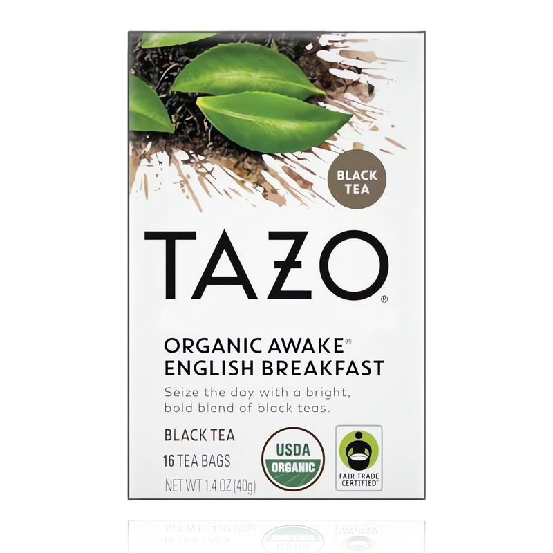 Tazo Regenerative Organic Awake English Breakfast Tea 16 Tea Bags