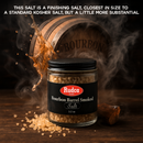 Bourbon Barrel Smoked Finishing Salt 3.5 oz by Rudca Food
