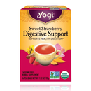 Yogi Strawberry Digestive Support Herbal Tea 16 Tea Bags