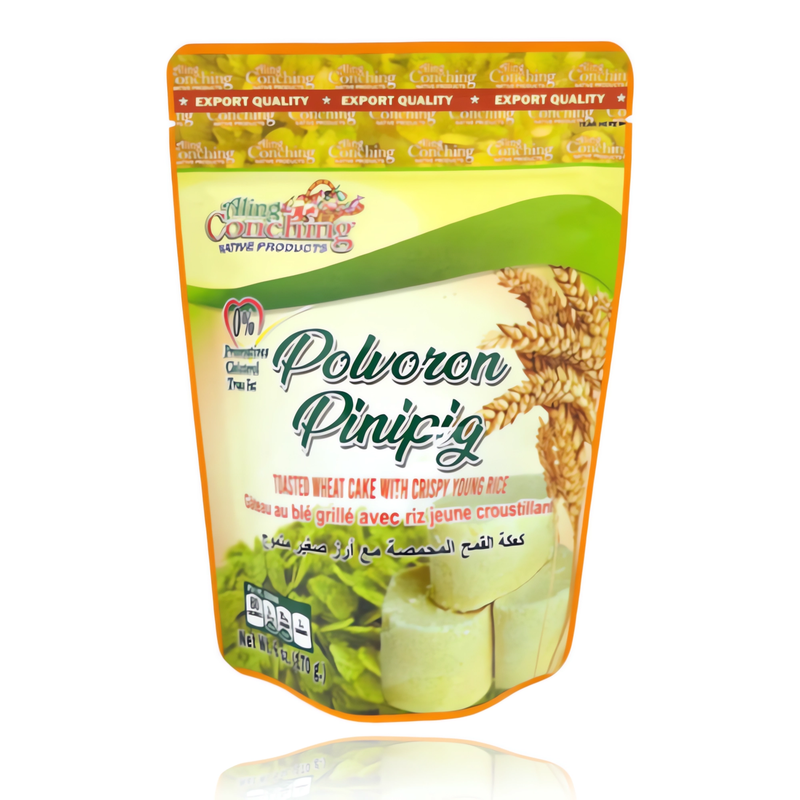Aling Conching Polvoron Pinipig 6 oz toasted wheat cake with crispy ...