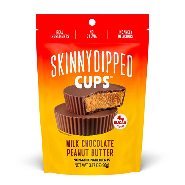 Skinny Dipped Milk Chocolate Peanut Butter Cups 3.17 oz