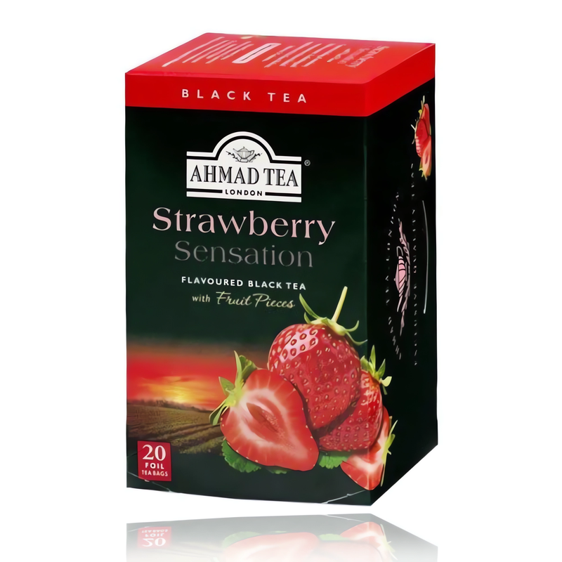 Ahmad Tea Strawberry Sensation 20 Tea Bags