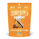 SkinnyDipped Dark Chocolate Salted Caramel Cashews 3.5 oz
