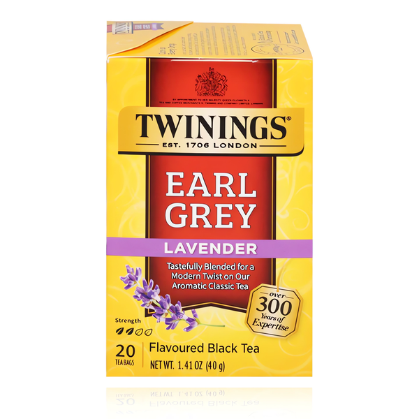 Twinings Black Tea Earl Grey Lavender 20 Tea Bags