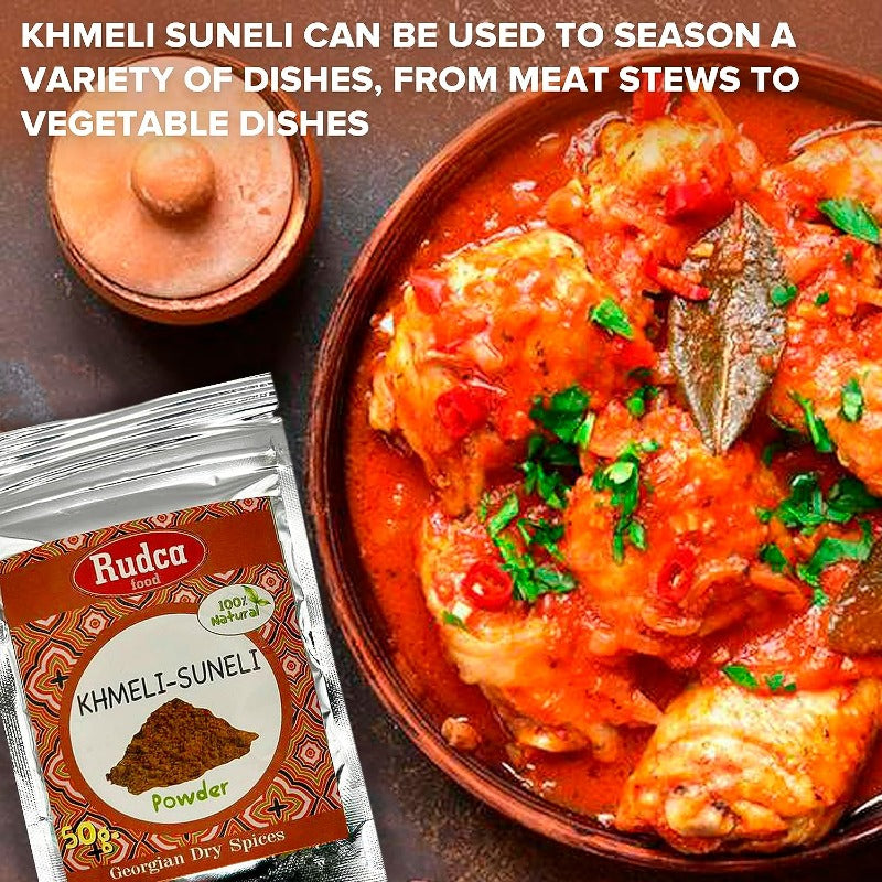 Khmeli Suneli Herbal Seasoning 100% Natural 50 g by Rudca food