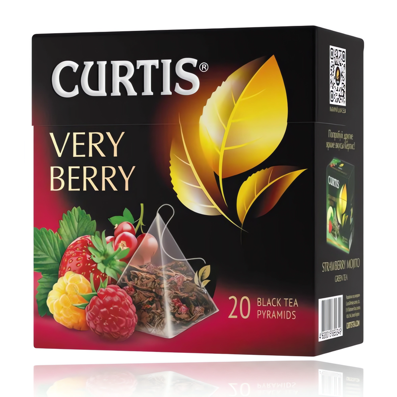 Curtis Very Berry Black Tea 20 Tea Pyramids