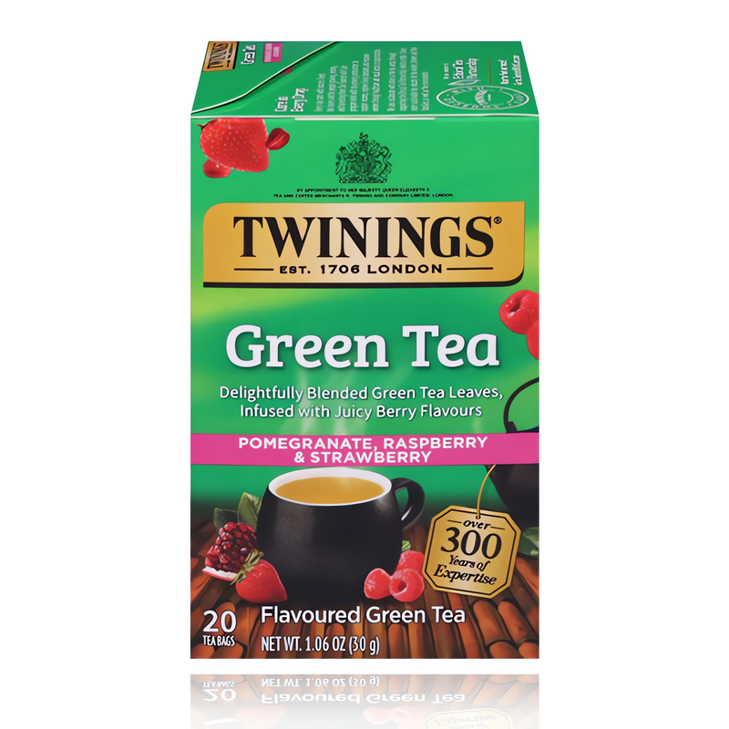 Twinings Green Tea Pomegranate, Raspberry & Strawberry 20 Tea Bags
