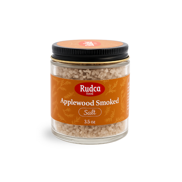Applewood Smoked Finishing Salt 3.5 oz by Rudca Food
