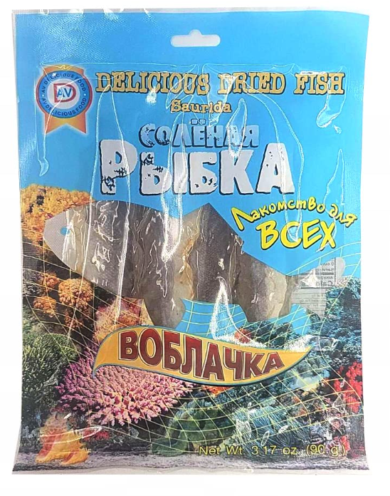 AV Delicious Dried Fish Voblachka 90 g