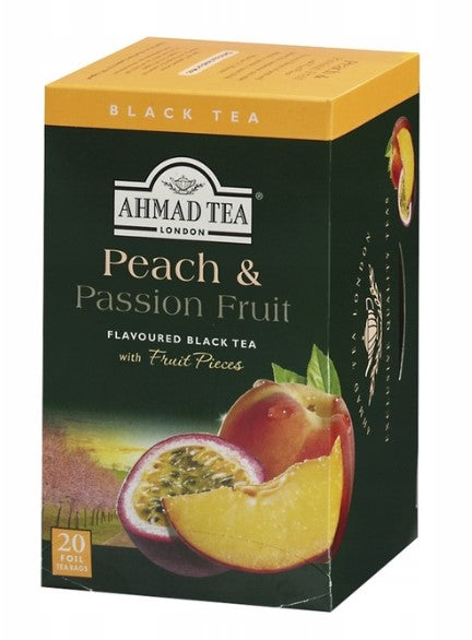 Ahmad Black Tea Peach & Passion Fruit 20 Tea Bags