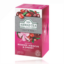 Ahmad Fruit Tea Rosehip, Hibiscus & Cherry 20 Tea Bags