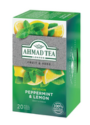 Ahmad Herbal Tea Peppermint & Lemon 20 Tea Bags