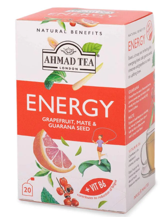 Ahmad Tea Herbal Energy 20 Tea Bags