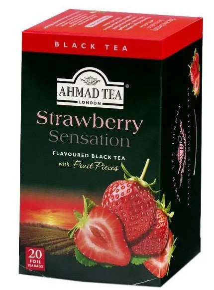 Ahmad Tea Strawberry Sensation 20 Tea Bags