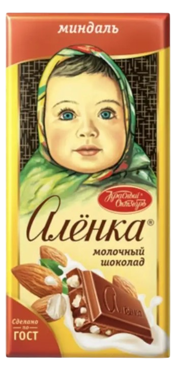 Alenka Milk Chocolate with Almond 90 g