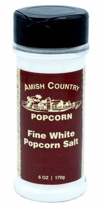 Amish Country Popcorn Fine White Popcorn Salt 6 oz