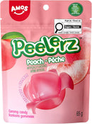 Amos Peelerz Peach Gummy Candy 2.29 oz
