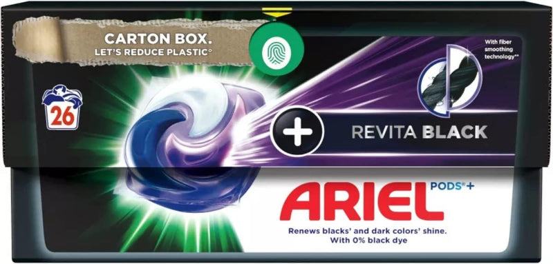 Ariel Revita Black Laundry Capsules 26 Pods