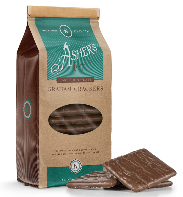 Asher's Dark Chocolate Graham Crackers 7.15 oz