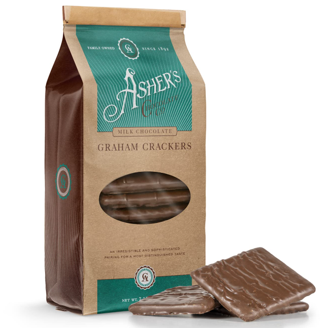 Asher's Milk Chocolate Graham Crackers 7.15 oz