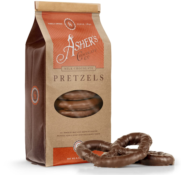 Asher's Milk Chocolate Pretzels 6.5 oz