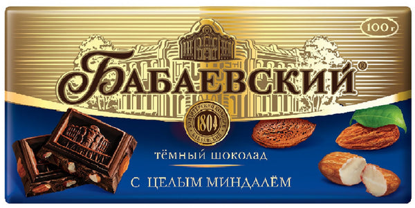 Babaevskiy Dark Chocolate with Almond 90 g