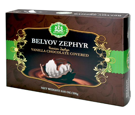 Belevini Belyov Zephyr Vanilla Chocolate Covered 250g