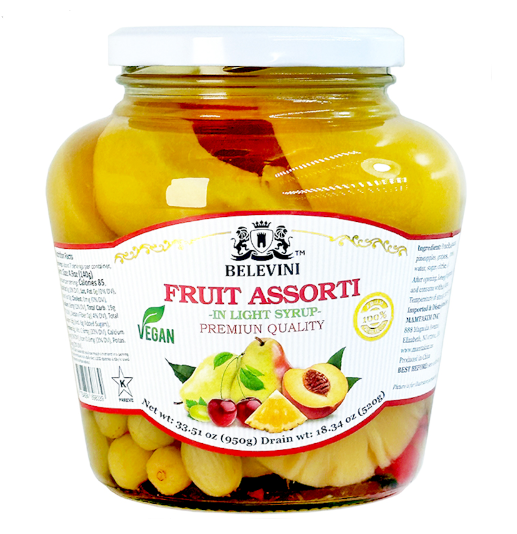 Belevini Fruit Assorti in Light Syrup 950 g