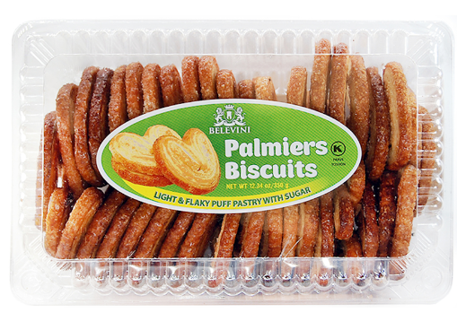 Belevini Palmiers Biscuits Light & Flaky 350 g