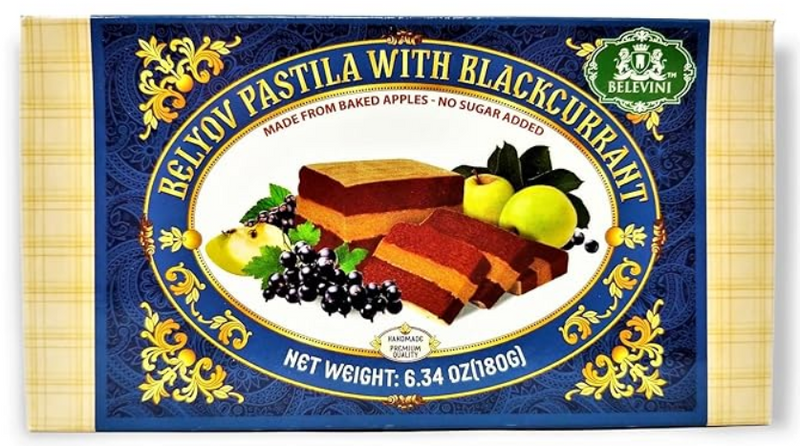 Belevini Tasty and Healthy Belyov Pastila with Blackcurrant 180 g