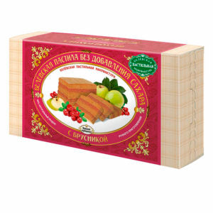 Belevini Tasty and Healthy Belyov Pastila with Lingonberry 180 g