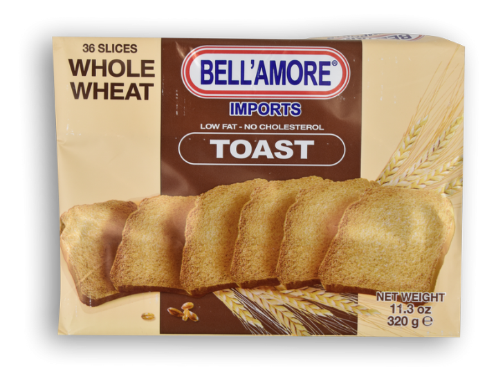 Bell'Amore Whole Wheat Toast 320 g