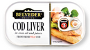 Belveder Premium Wild Cod Liver in Own Oil 4.2 oz