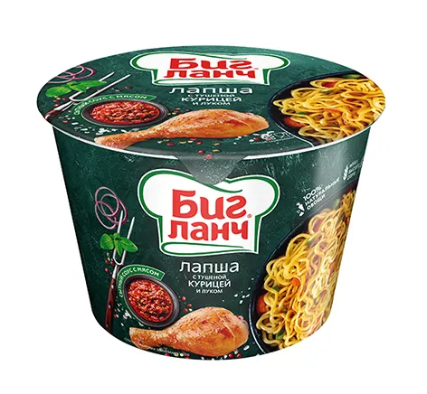 Big Lunch Instant Noodles With Stewed Chicken and Onions 90 g