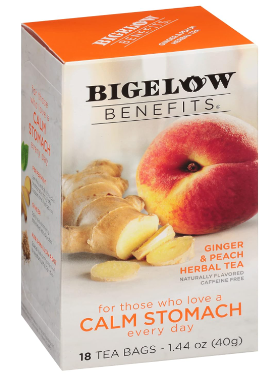 Bigelow Herbal Tea Ginger and Peach 18 Tea Bags