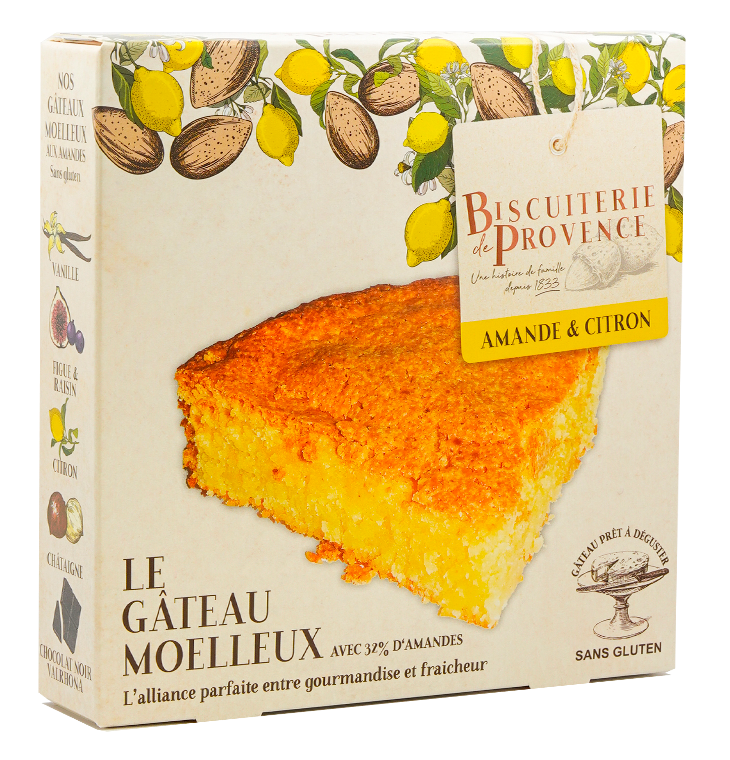 Biscuiterie de Provence Almond Cake with Lemon 240g