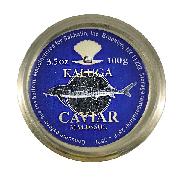 Black Pearl Kaluga Caviar Malossol 3.5 oz
