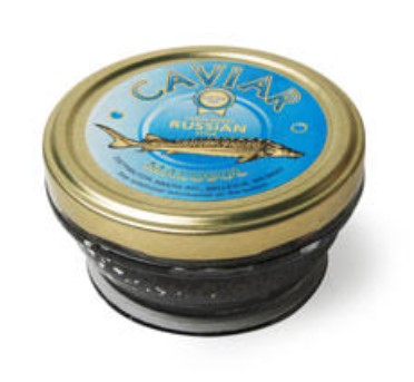 Black Pearl Russian Sturgeon Caviar 3.5 oz